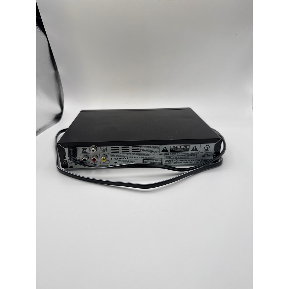 Funai DP100FX5 DVD Player Black Compact Dolby Digital Energy Star CD Player - Picture 3 of 11
